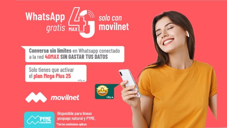 Movilnet Ofrece Servicio De Whatsapp Gratis Para Clientes Pospago Y Jurídico Estamos En Línea 0568